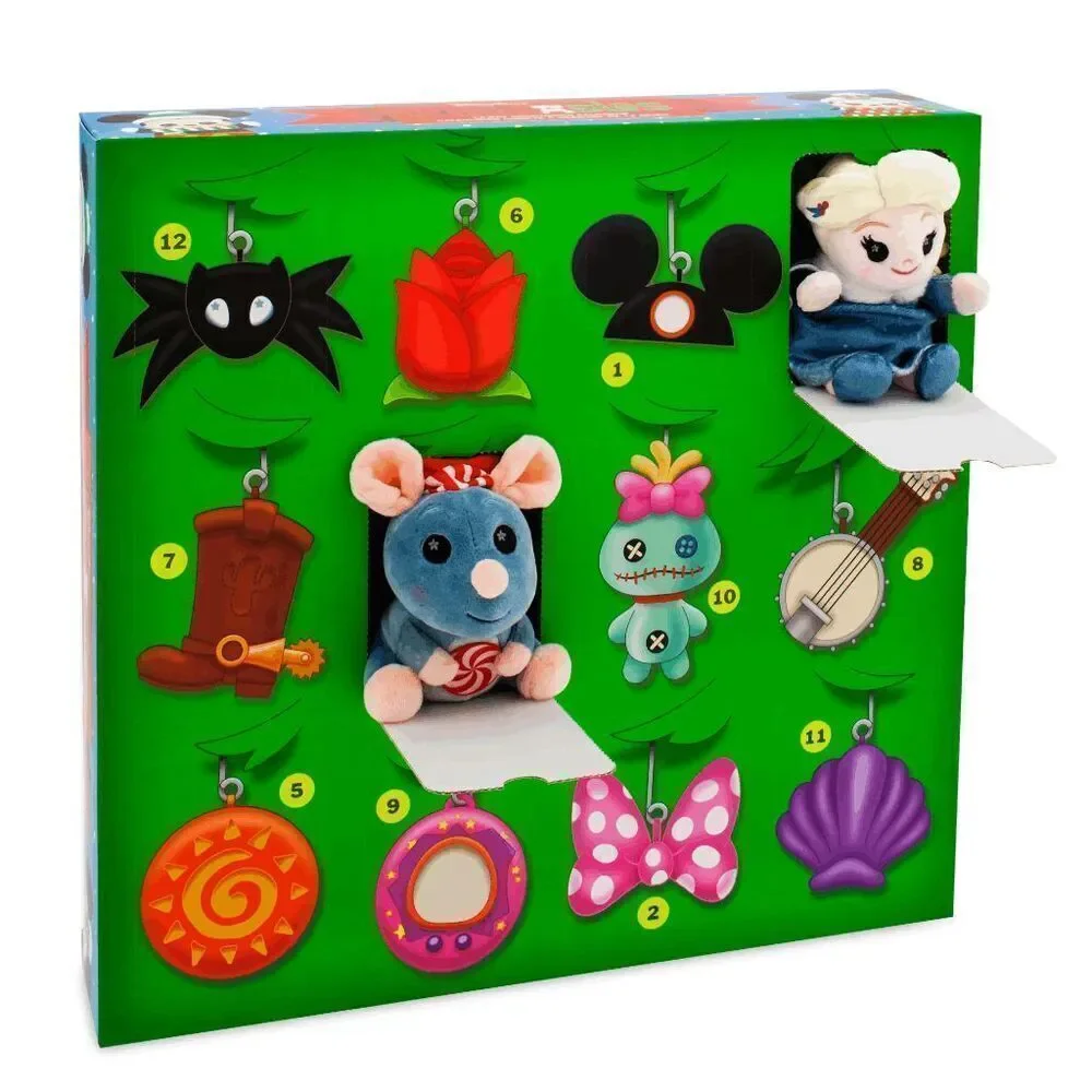 NEW Mickey Mouse Wishables Plush Toy Disney Parks Holiday Calendar NWOP Limited